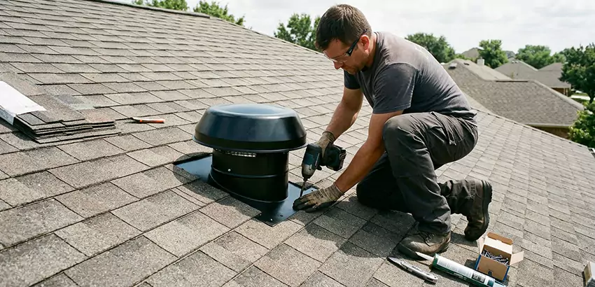 Roof Vent Fan Installation in Arlington