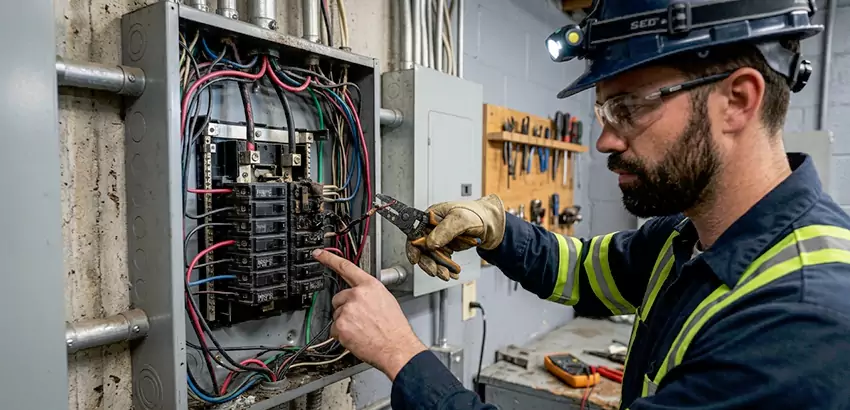 Breaker Box Short Circuit Repair in Arlington