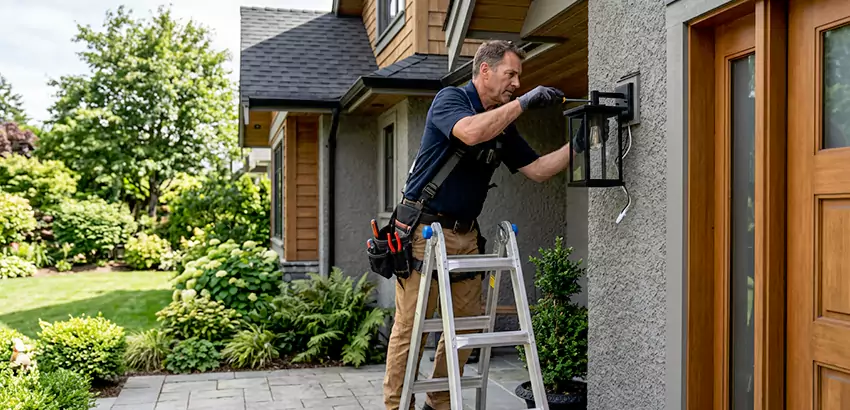 Outdoor and Exterior Light Fixture Installation in Arlington