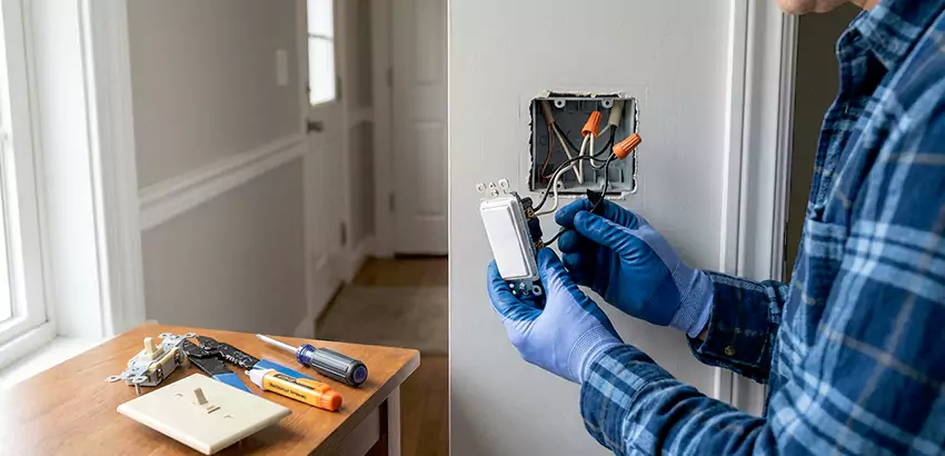 Motion Sensor Light Switch Replacement in Arlington
