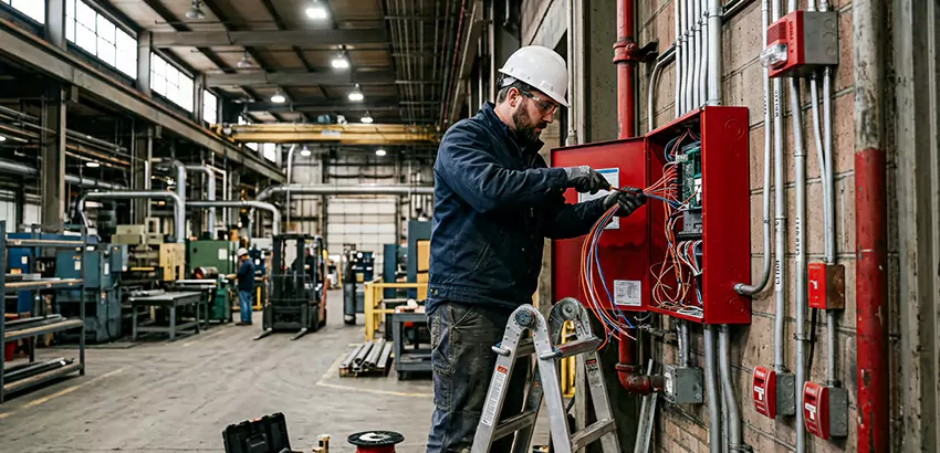 Industrial Fire Alarm Installation in Arlington